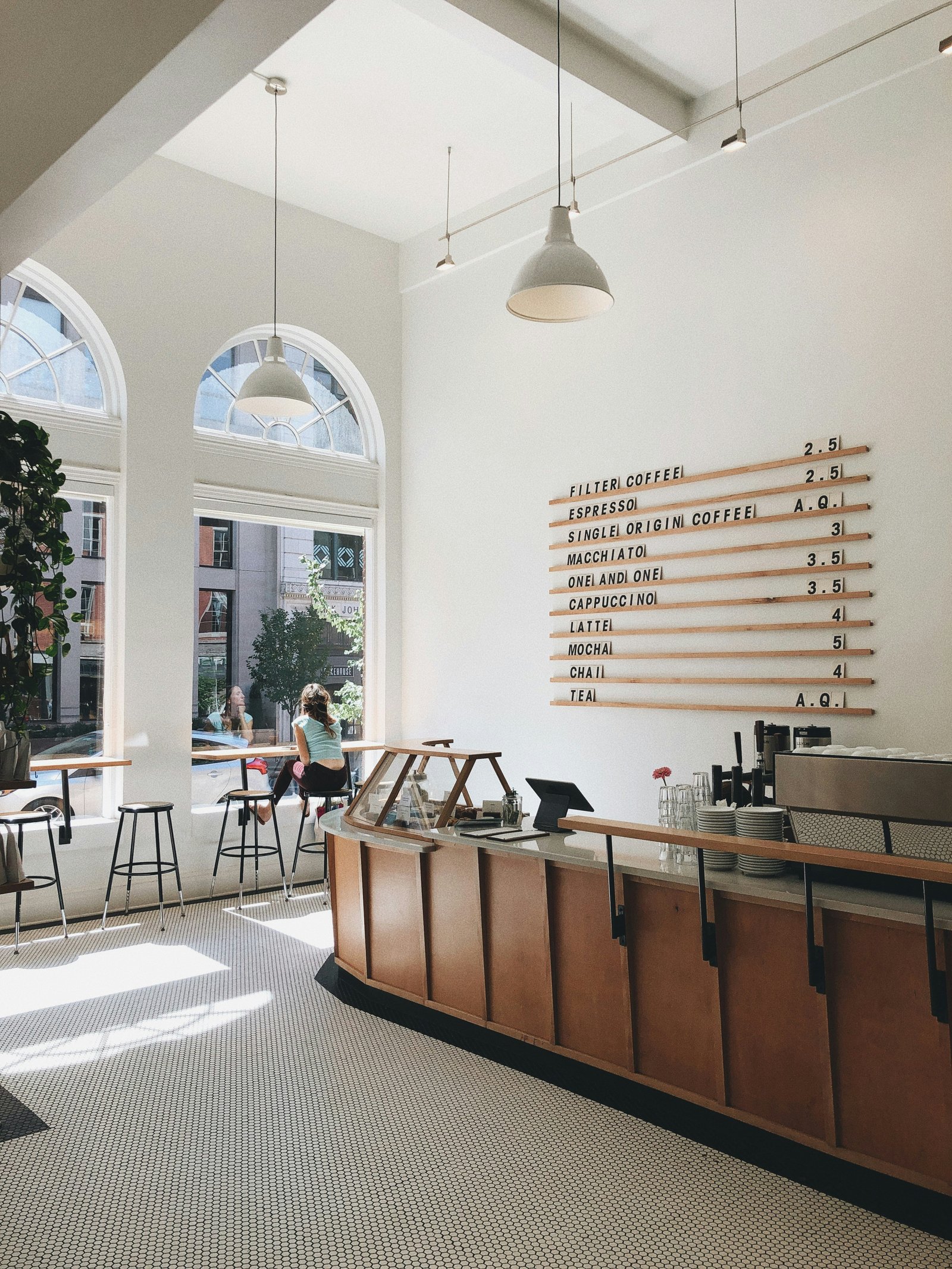 Interior del café